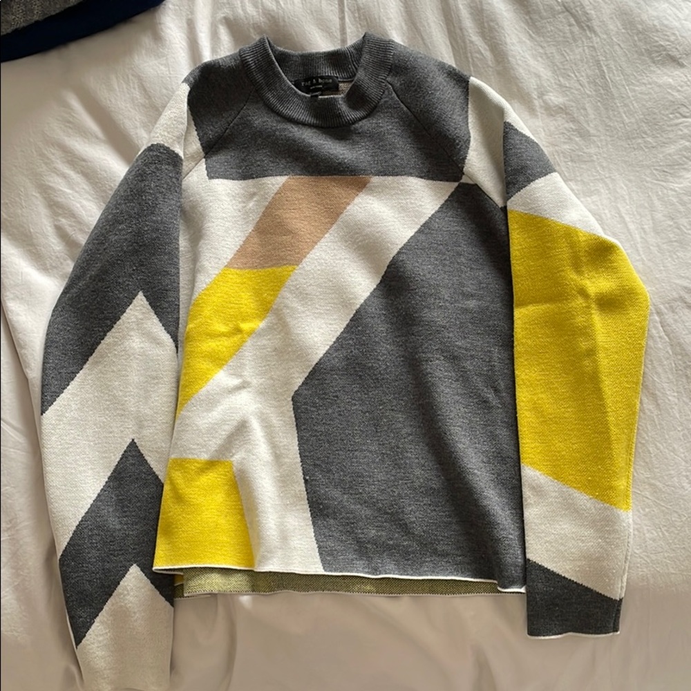Cool graphic Rag and Bone sweater